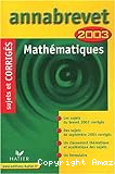 annabrevet 2003 mathématiques