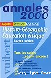 Annales 2000, Histoire-Géographie, Education-Civique