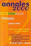 Annales 2000, français