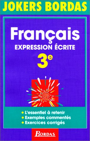 Français expression écrite 3e